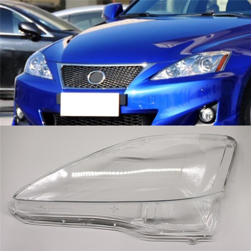 New Pair Headlight Lens Cover For Lexus IS250 IS300 IS350 2006 2007 2008-201