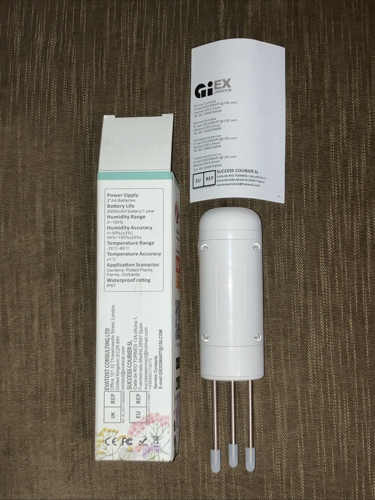 Soil Sensor GXM-01 ZigBee 3.0 Log Soil Moisture And Temperature Data Waterproof