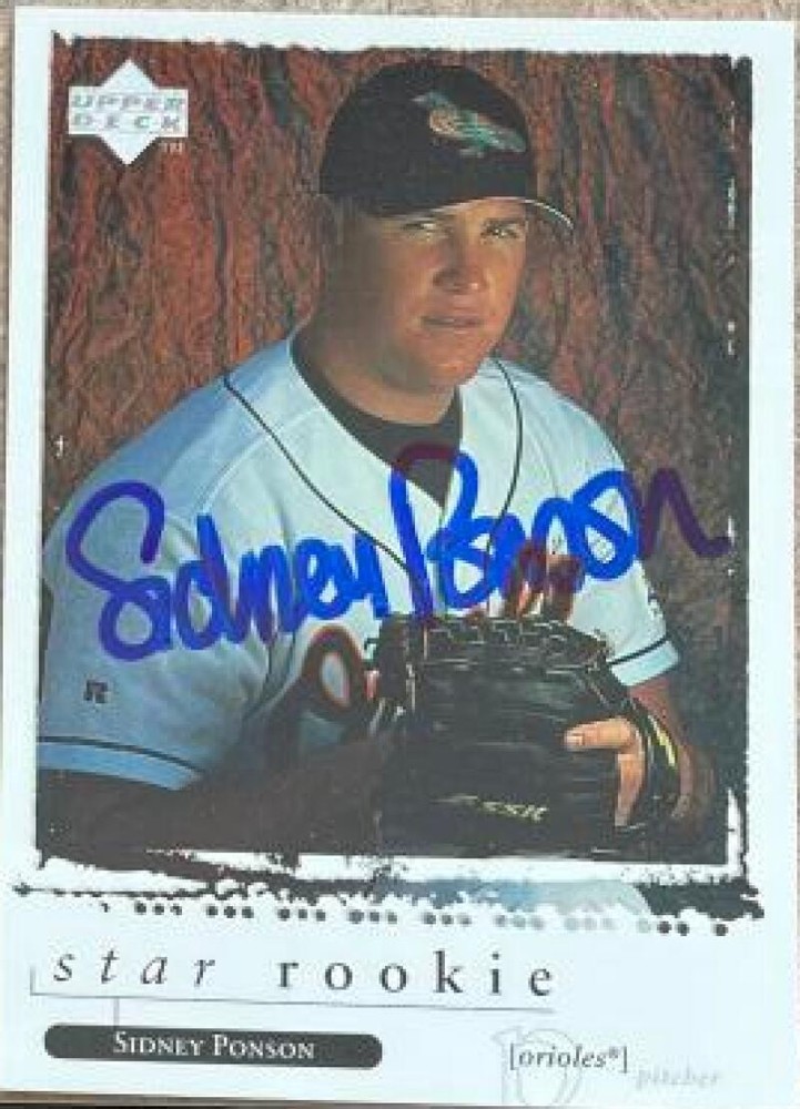 Sidney Ponson Autographed 1998 Upper Deck #594 SR