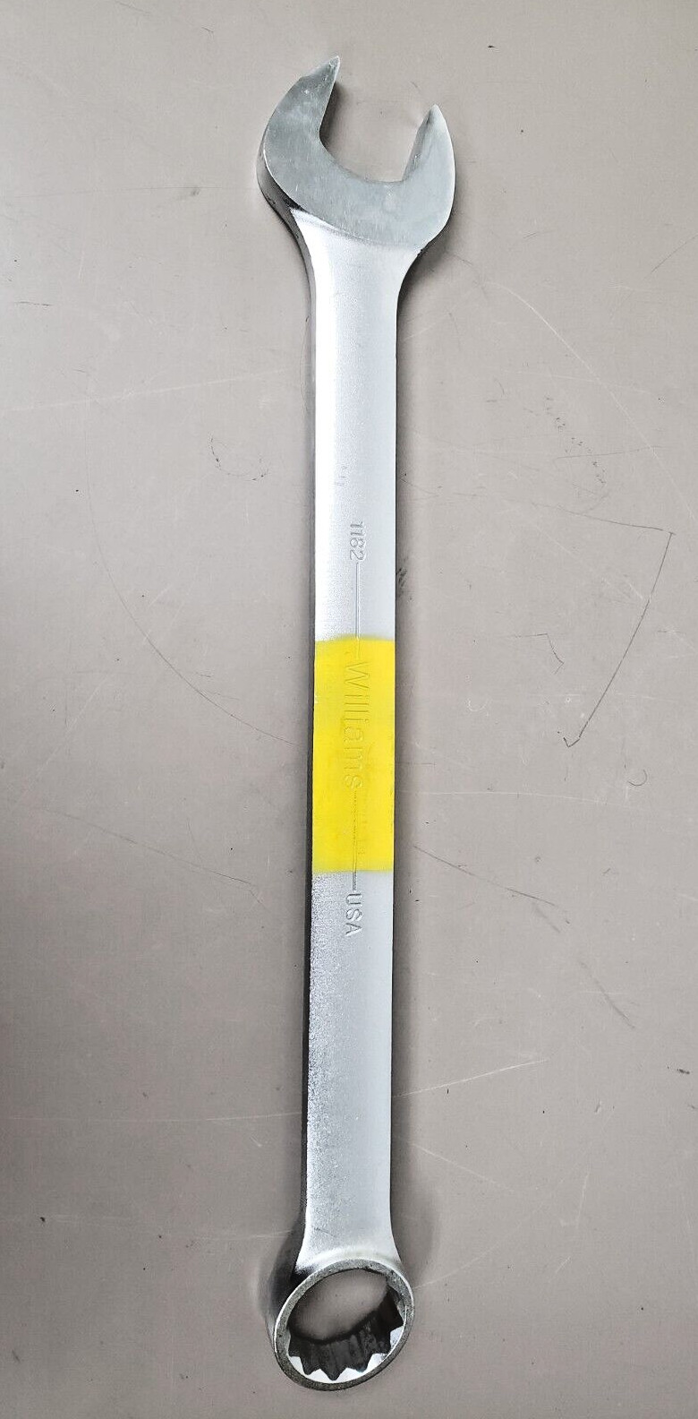 WILLIAMS 1-11/16" SAE SUPERRENCH 1182 Super Torque Combination Wrench 12 Point