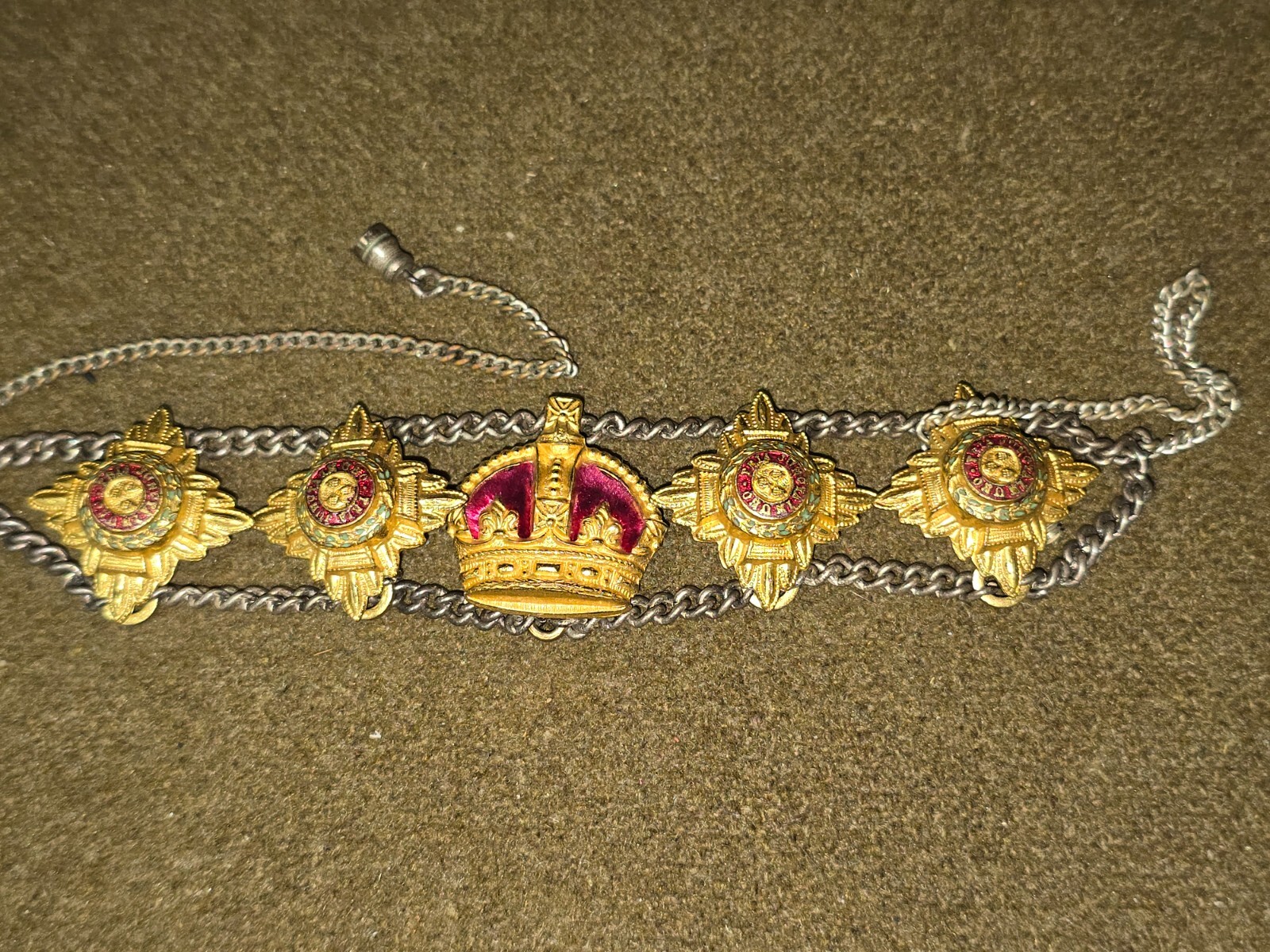 WWII British Sweetheart Bracelet