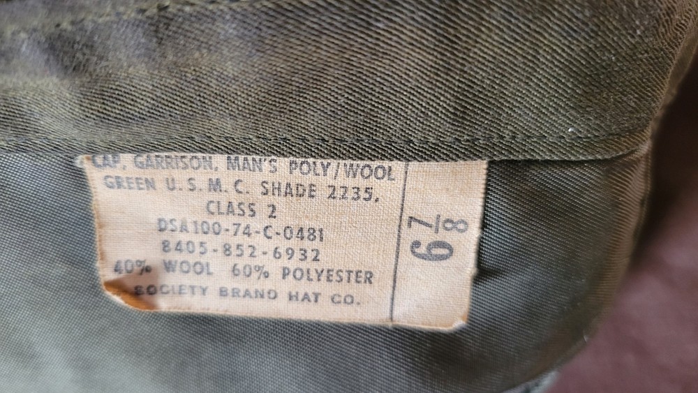 USMC GARRISON CAPS