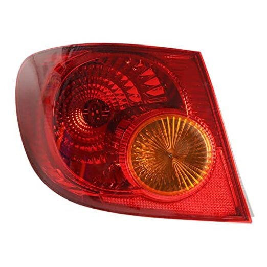 Outer Piece Rear Tail Light Driver Left Side Replacement for 2003-2008 Corolla