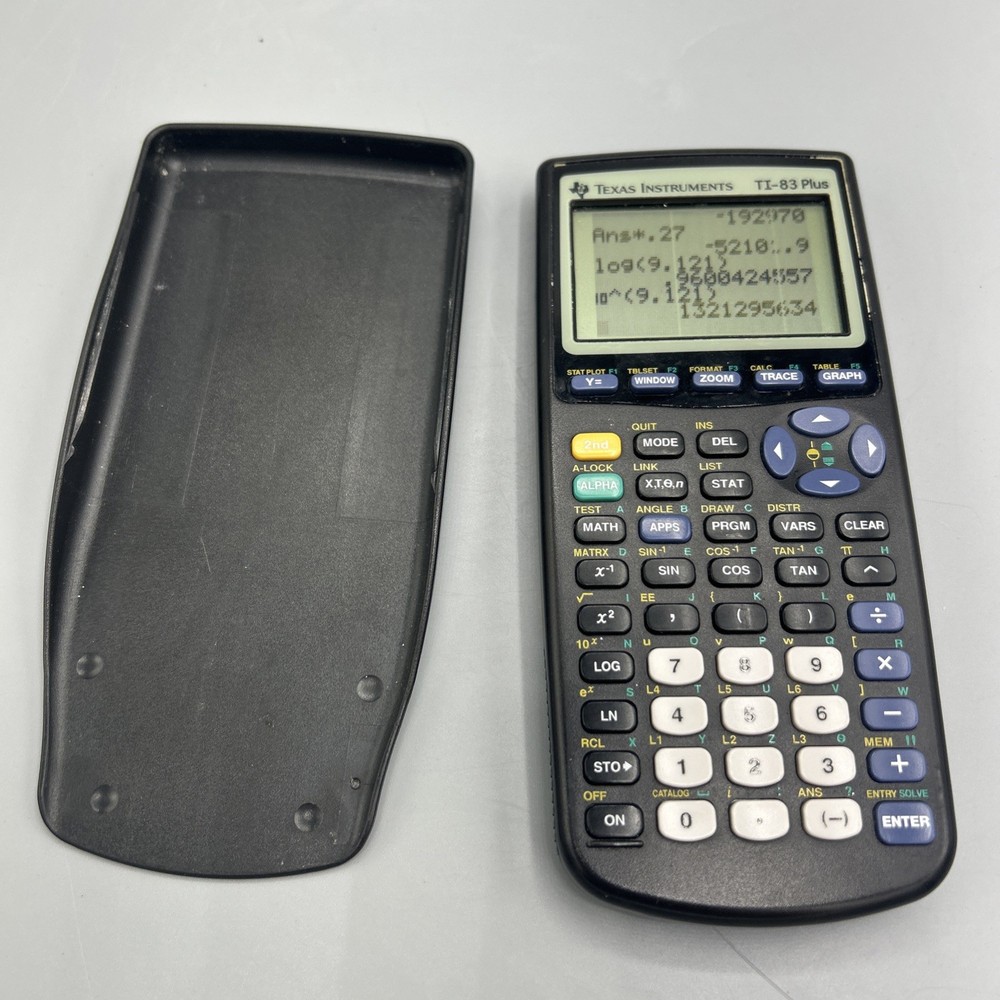 Texas Instruments TI-83 Plus Graphing Calculator - Tested & Functional -