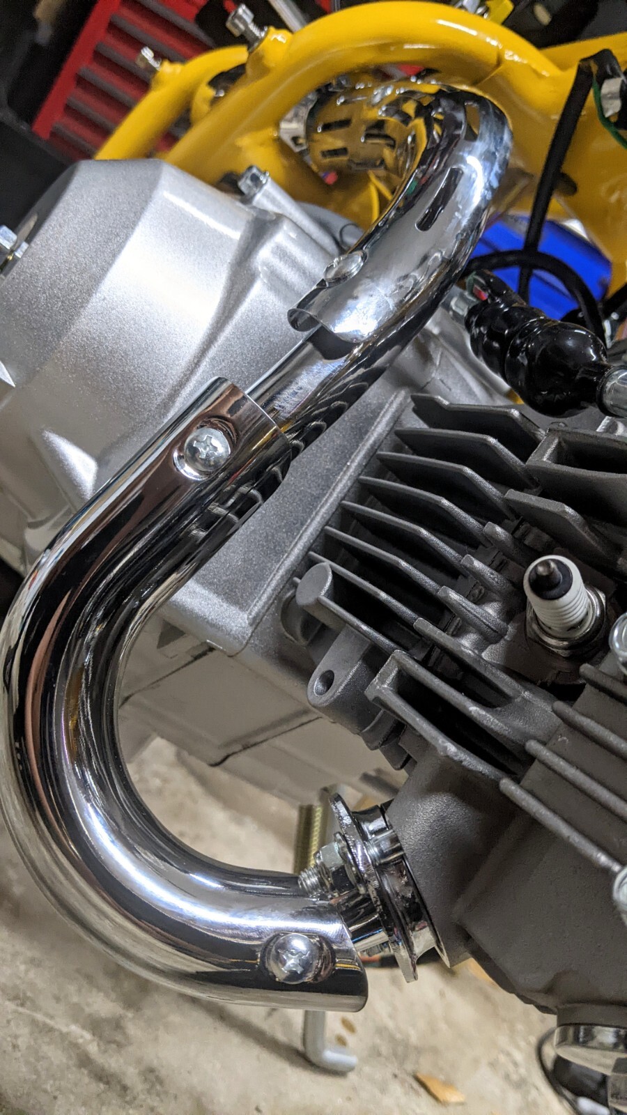 Exhaust - Vintage Style Replica Muffler & Header Kit - Honda Z50 Z50a K0 K1 K2