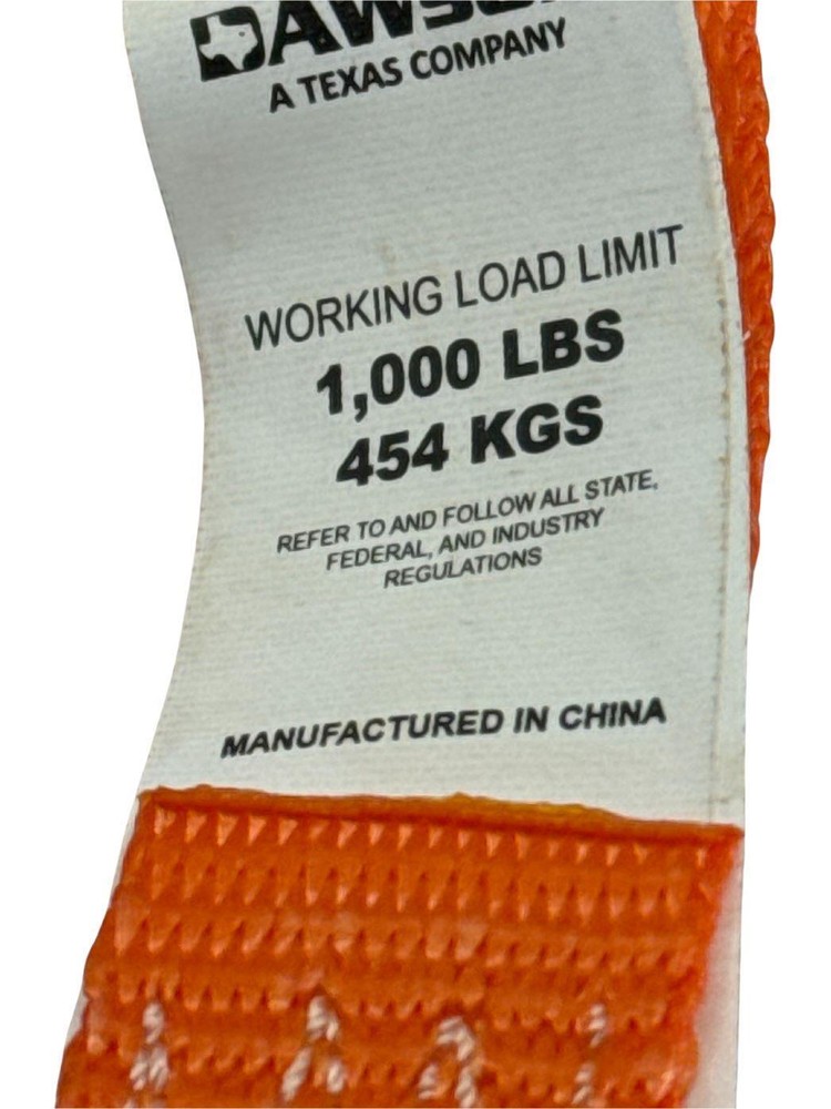 1"X16' Ratchet Strap with S-Hook 2 Pack