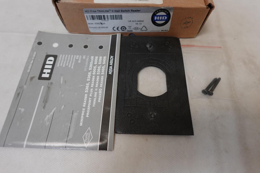 HID Thinline II Access Control Wall Switch Prox Card Reader White 5395CK100