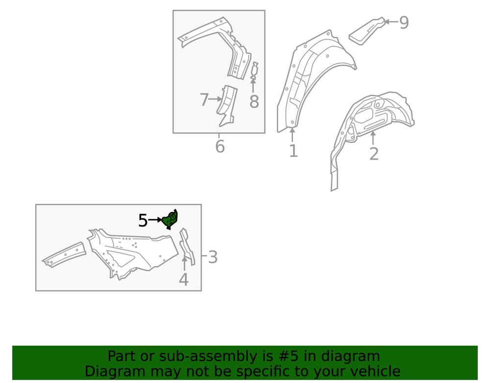 Genuine Audi Mount Bracket 8K5-809-507