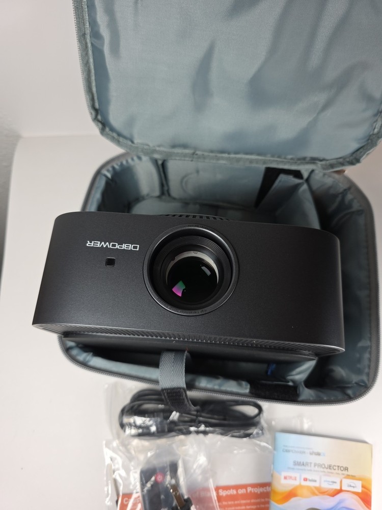 DBPOWER E2 WhaleOS Smart Projector WiFi Bluetooth Netflix Licensed 2025
