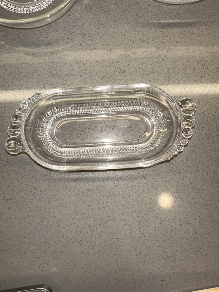 Vintage Duncan & Miller Teardrop Pattern 3 Pc Set