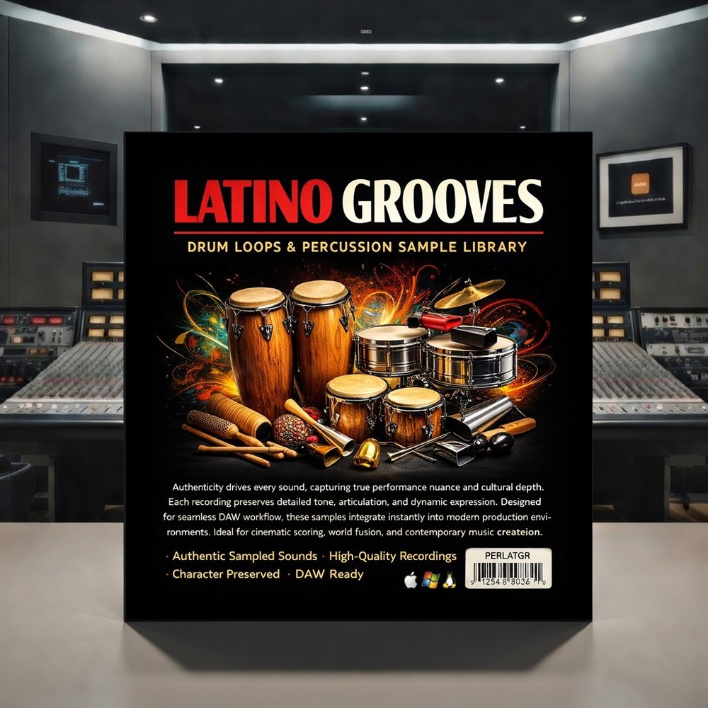 Latino Grooves Drum Loops & Percussion Sample Library