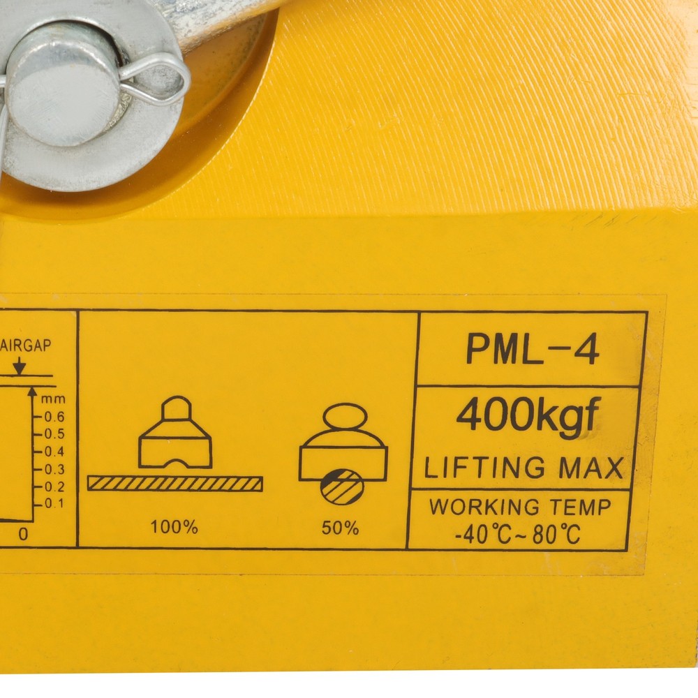 880LBS Pulling & Lifting Capacity Permanent Magnetic Lifter 2.5 Safety Factor