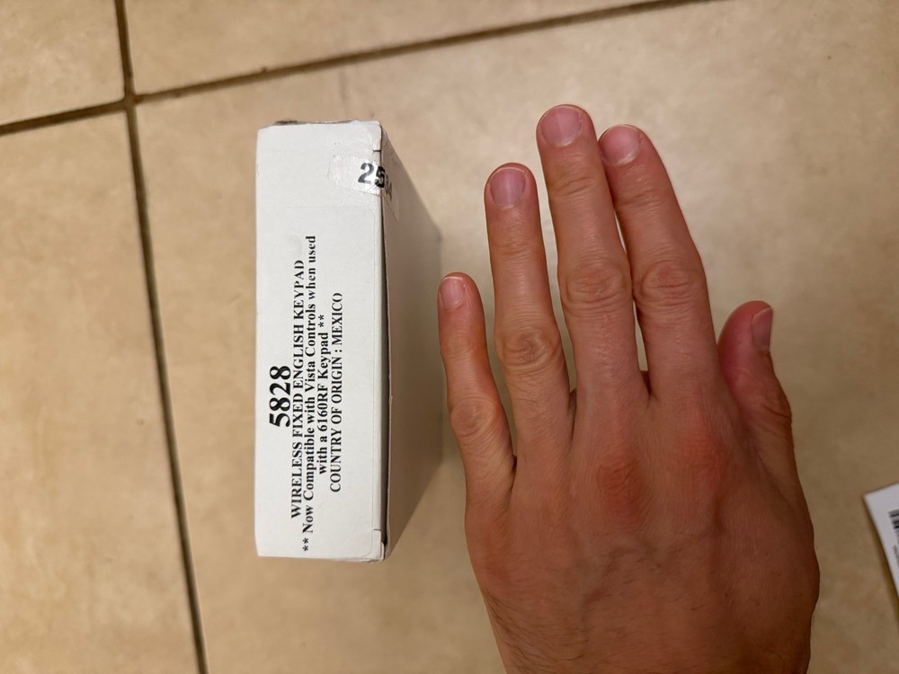 Honeywell 5828 Wireless Fixed Keypad Access Device - White