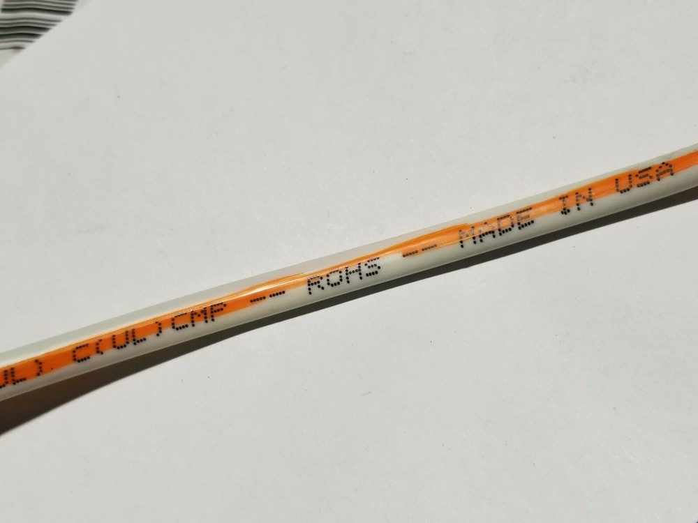 Carol E3034S 18/4C Stranded Control/Communications Cable Plenum White/Org /100ft