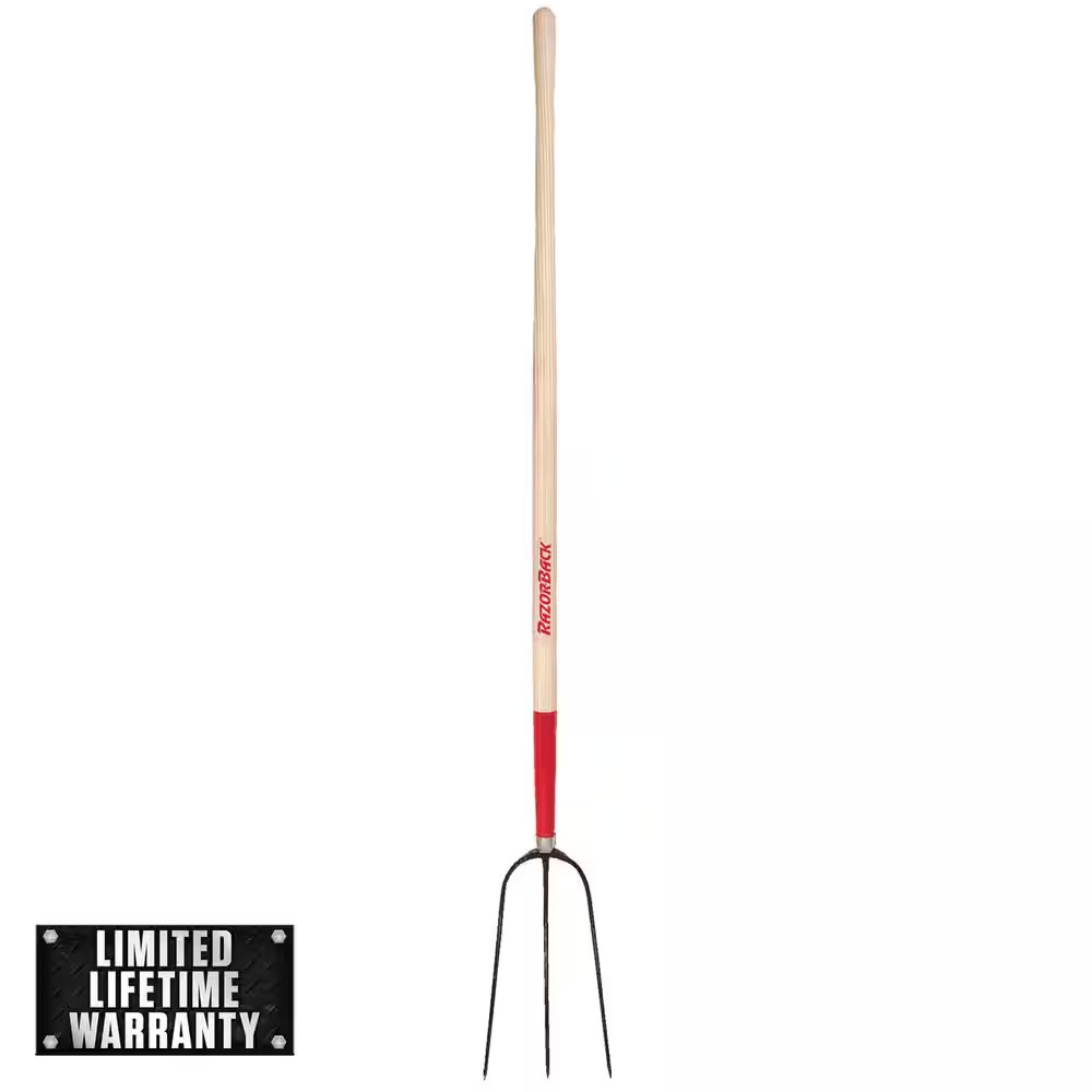 3-Oval Tine Hay Fork