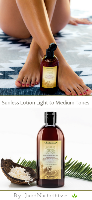 Sunless Tanning Lotion - Light to Medium tones