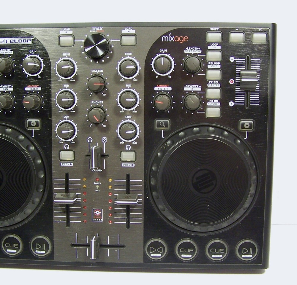 Reloop MIXAGE MK2 Interface Edition Professional DJ-USB/MIDI Controller