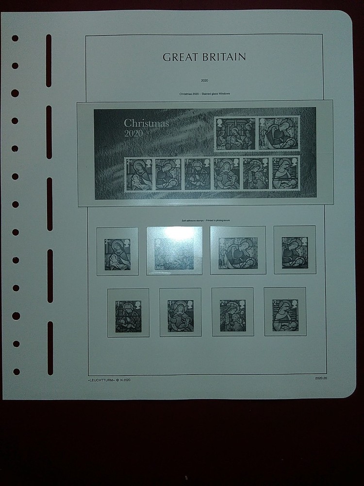LIGHTHOUSE Commemorative Hingeless album pages Great Britain 2020 Used R2020