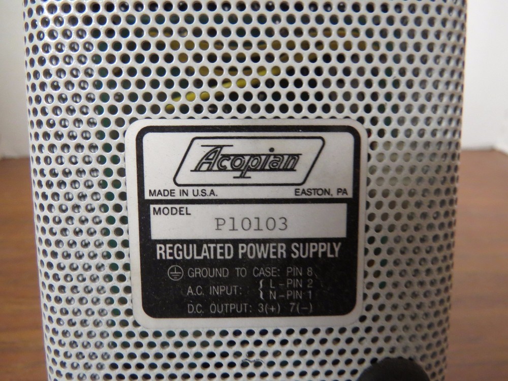 + Acopian Regulated Power Supply Model P10103