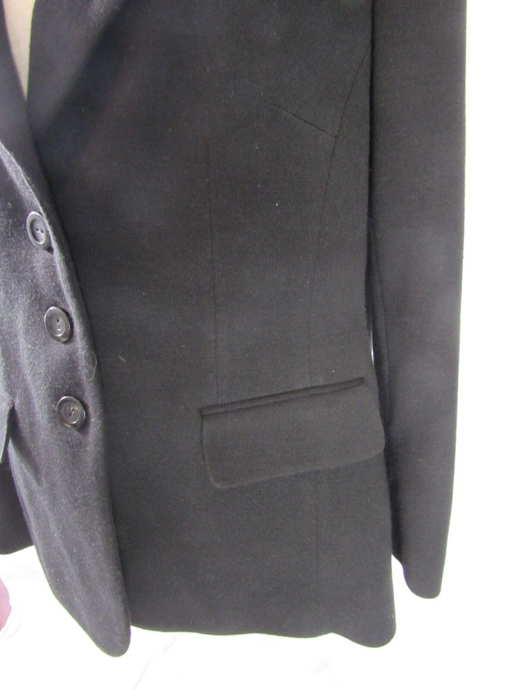 Les Copans Black Blazer Jacket Size 52