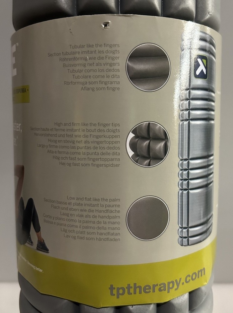 New TriggerPoint 18" Core Grey Solid Foam Roller Trigger Point