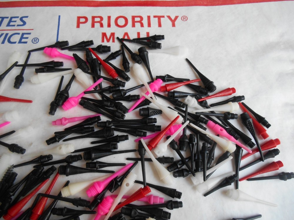 294 soft tip ASSORTED DART TIPS.