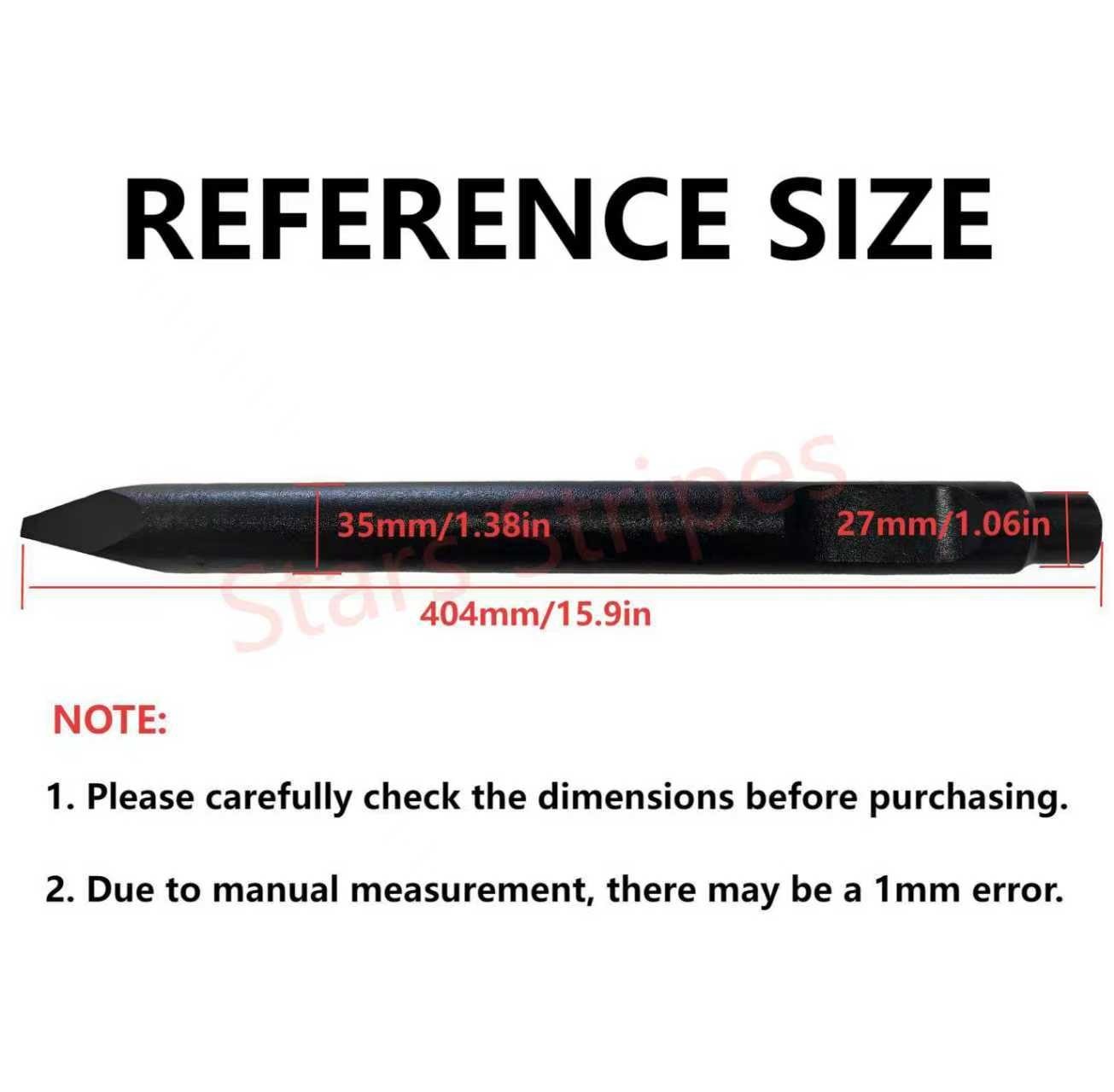 Breaker Bit Chisel Point Hydraulic Jack Hammer for 0.8T-2.5T Breaker Hammer