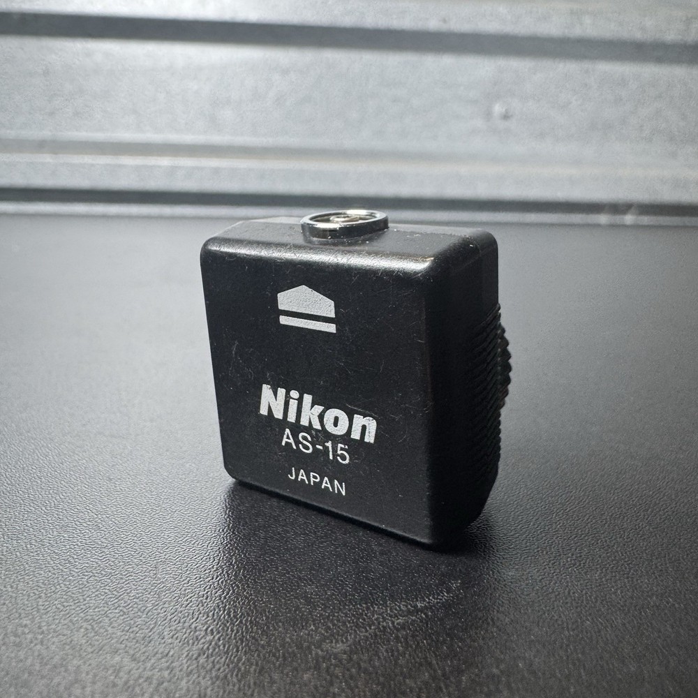 Original Nikon AS-15 Sync Terminal Adapter Hot Shoe to PC