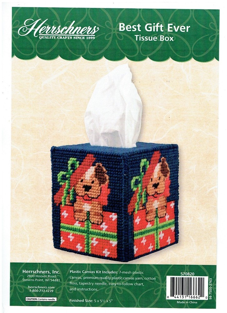 BEST GIFT EVER TISSUE BOX  plastic canvas  PATTERN (#TF0059)
