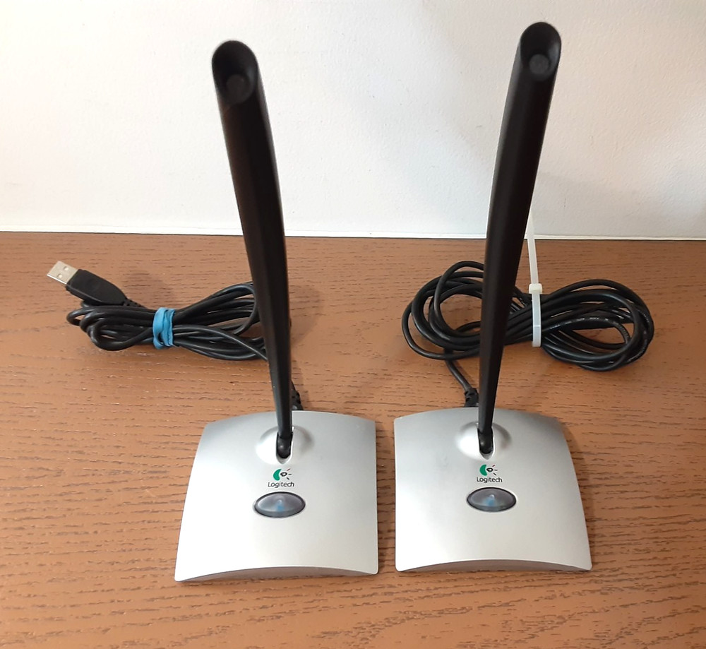 2 Logitech USB Desktop Microphones Tested works