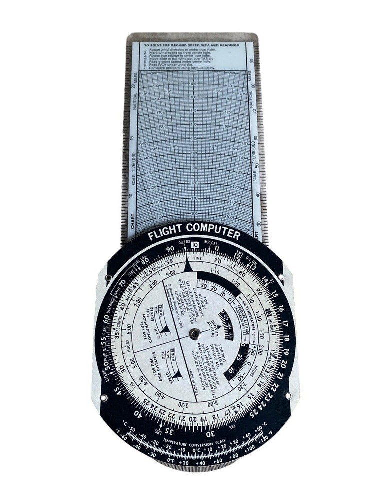 Cessna Pilot Center E6-B Flight Computer with Plotter Aviation Navigation E6B