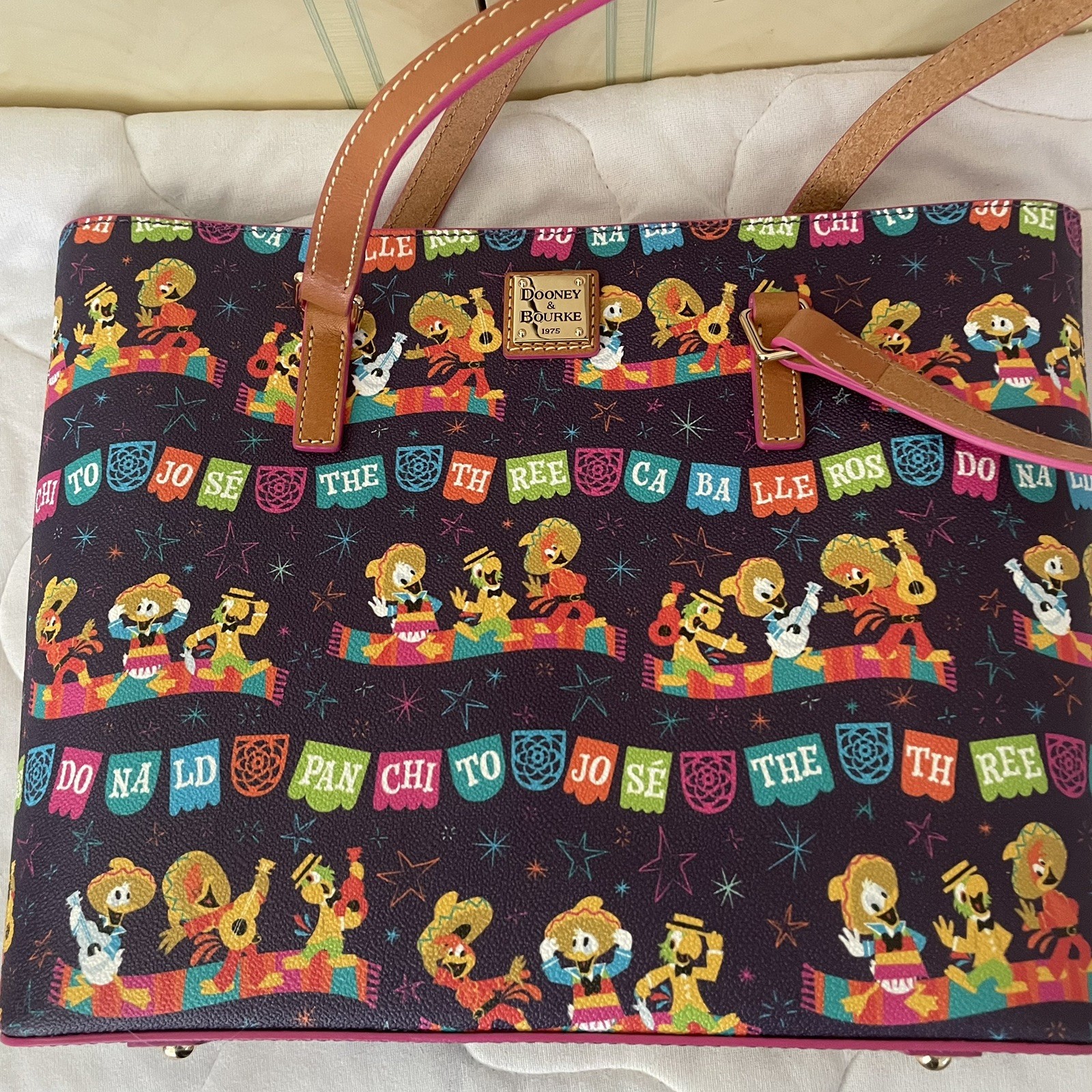 Disney Dooney&Bourke 3 Caballeros Tote -NWT