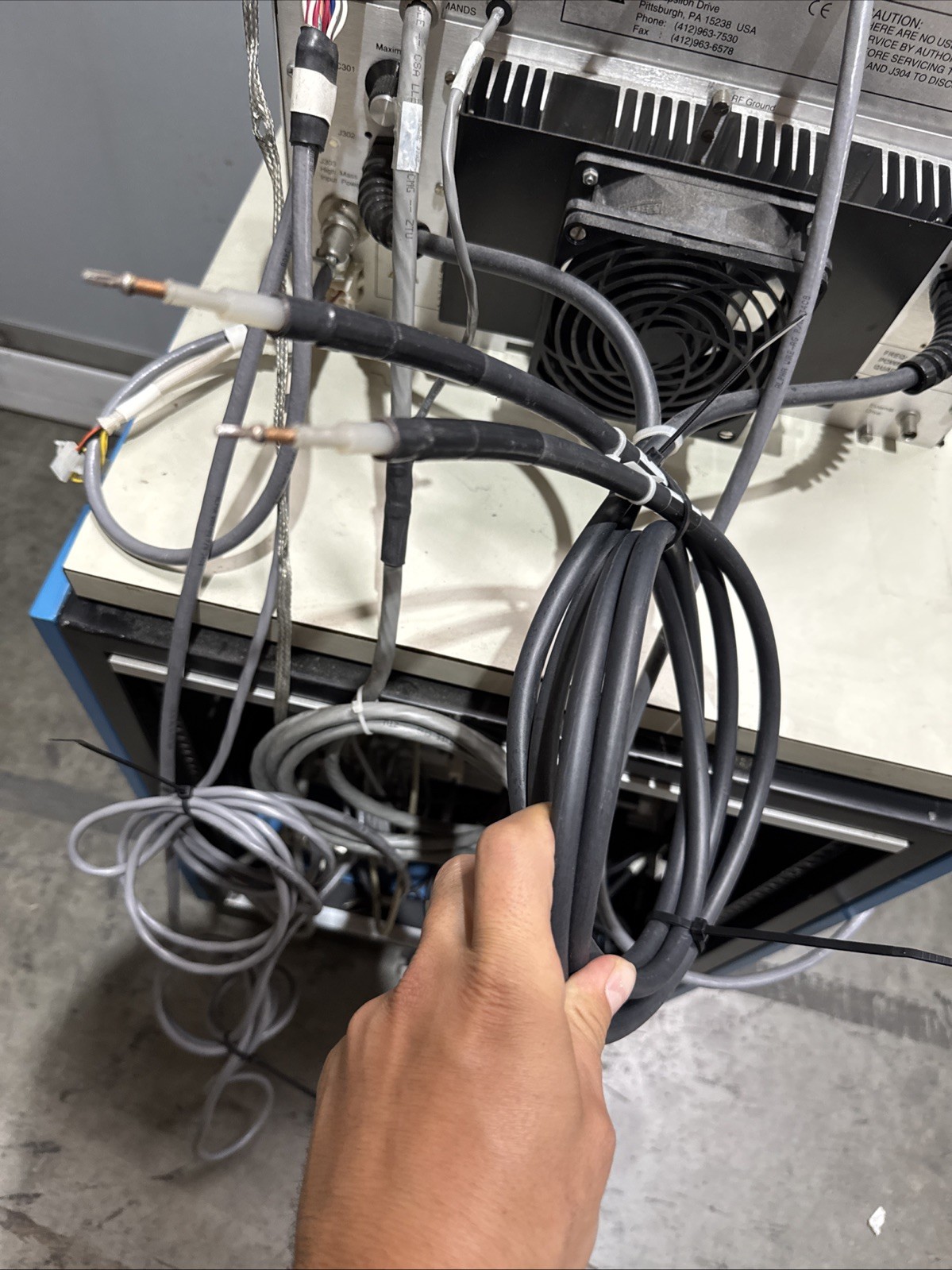 150QC Mass Spectrometer Quadrupole Controller 1.2Mhz 300Watts Merlin QMS