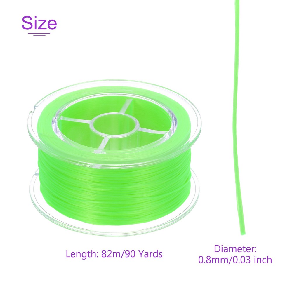 Elastic String for Bracelets,0.8mm Mint Green Stretch Bead Cord Strings ,82m