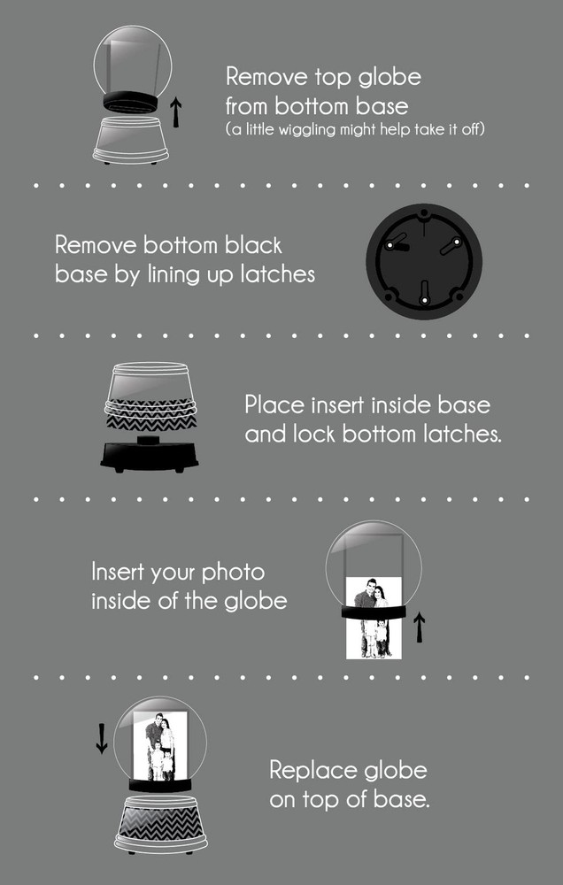 Create Your Own Photo Snow Globe