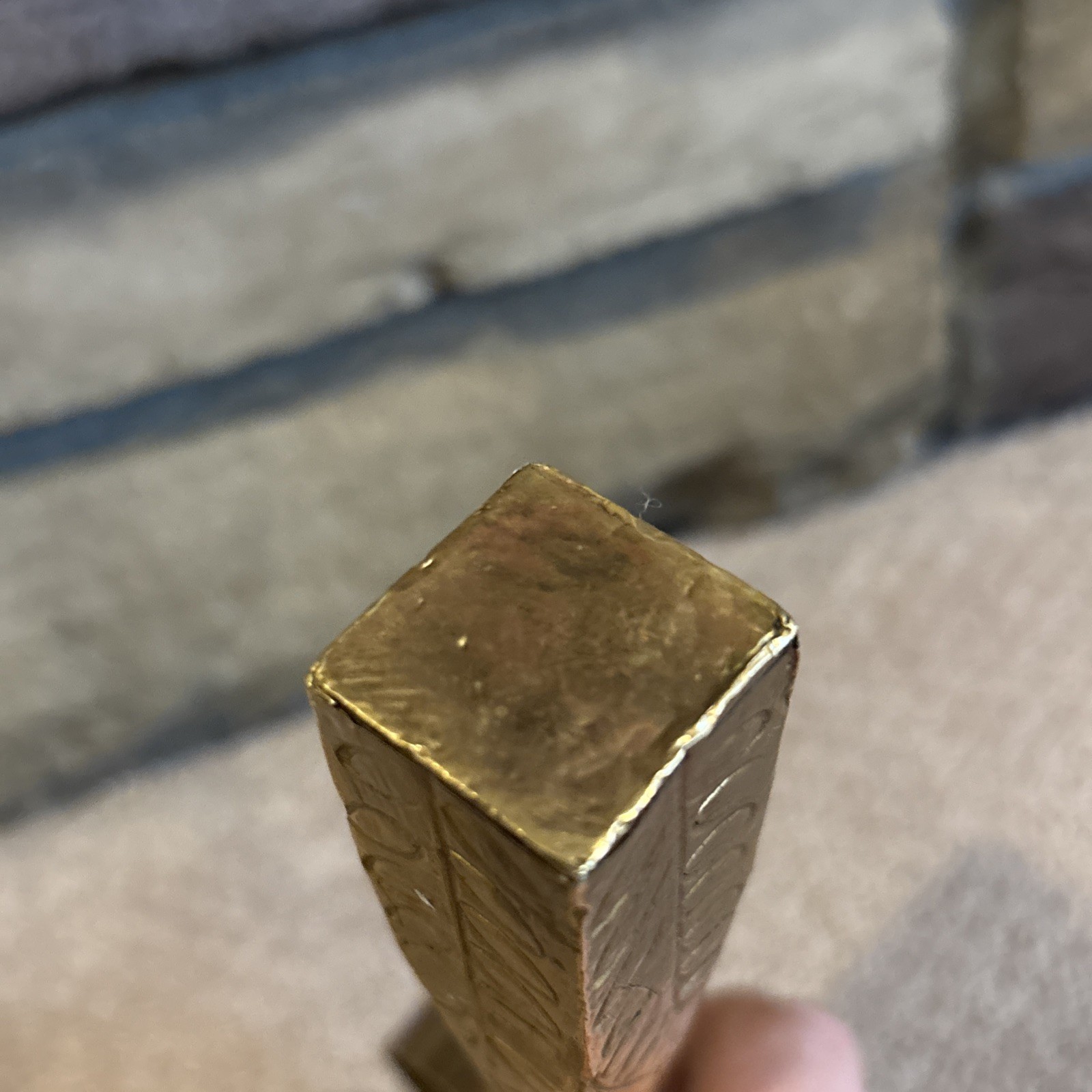 Vintage Handheld Brass Magnifying Glass 5 Inch Lens Gorgeous