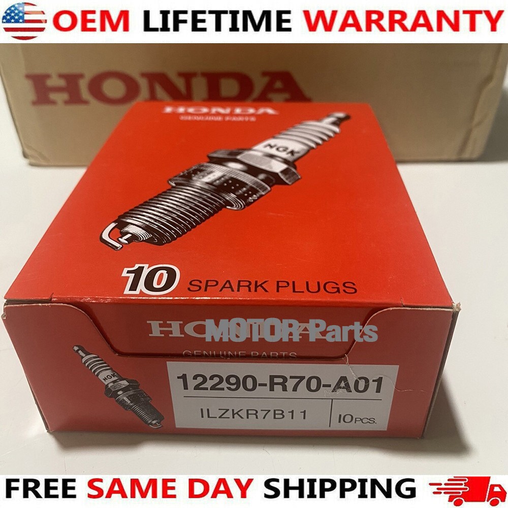 6PCS Genuine OEM NGK Iridium Spark Plugs For Honda 12290-R70-A01 ILZKR7B11 USA