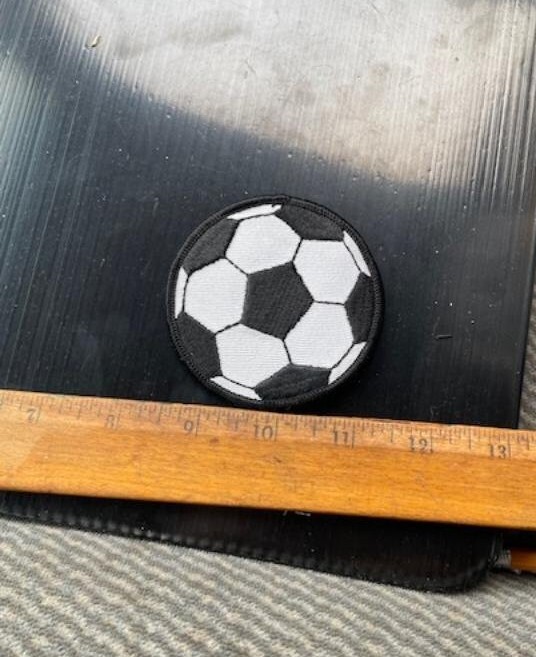 Soccer Ball Embroidered Patch (NOS)