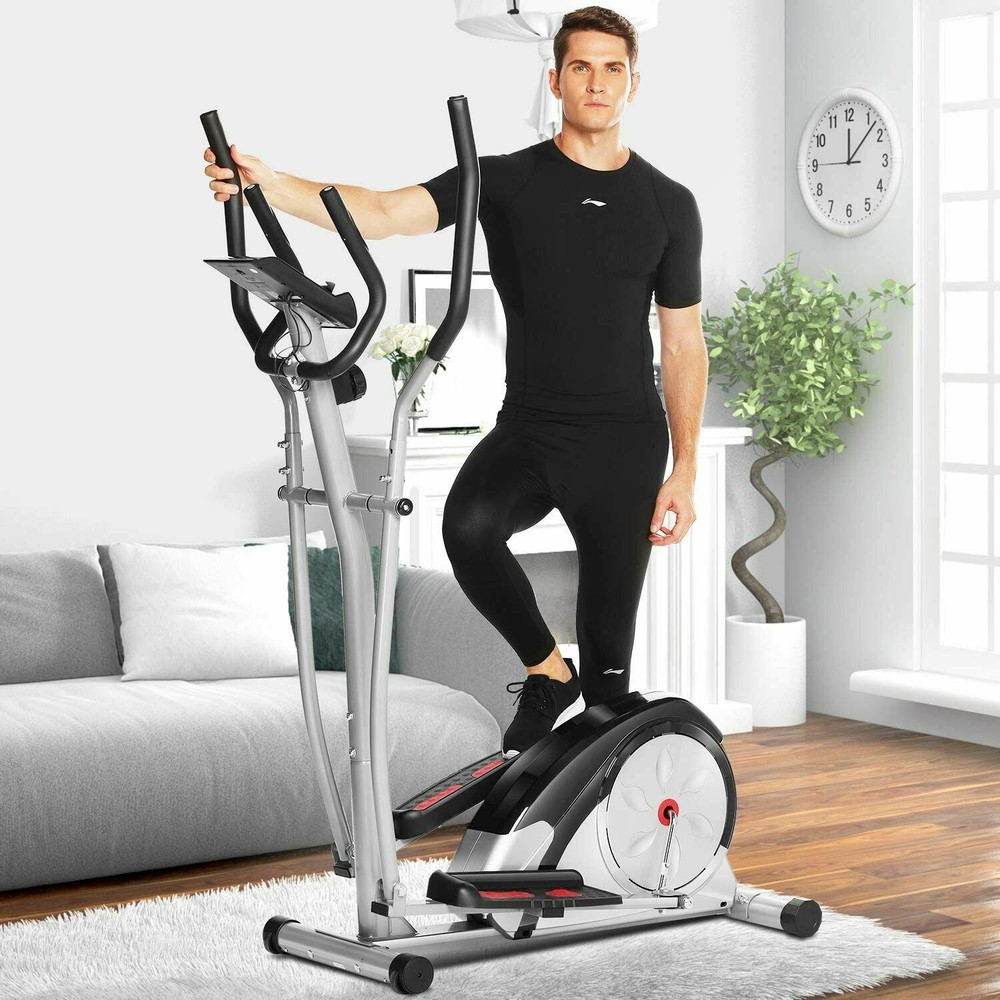 ANCHEER Elliptical Machine Quiet Magnetic Driving System Cross Trainer Machine