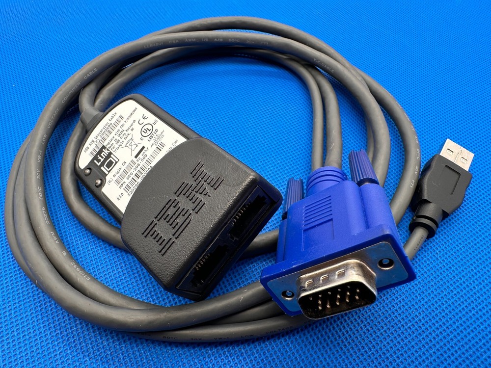 IBM USB KVM Switch Conversion Cable Adapter Module SIM POD 39M2899 39M2909