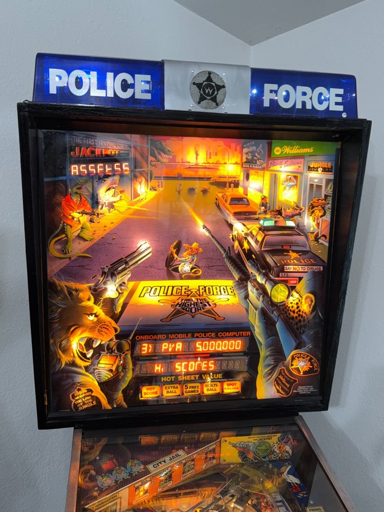 Police Force Pinball Machine