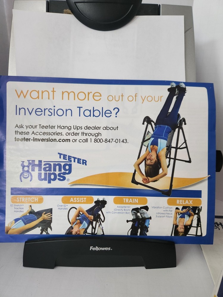 TEETER MEDICAL INVERSION TABLE/SLIGHTLY USED