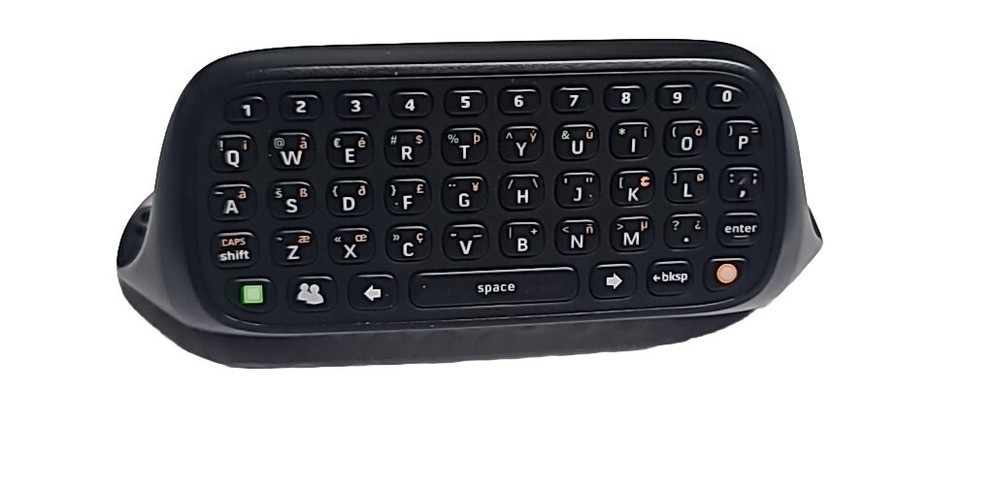 xbox 360 chatpad black