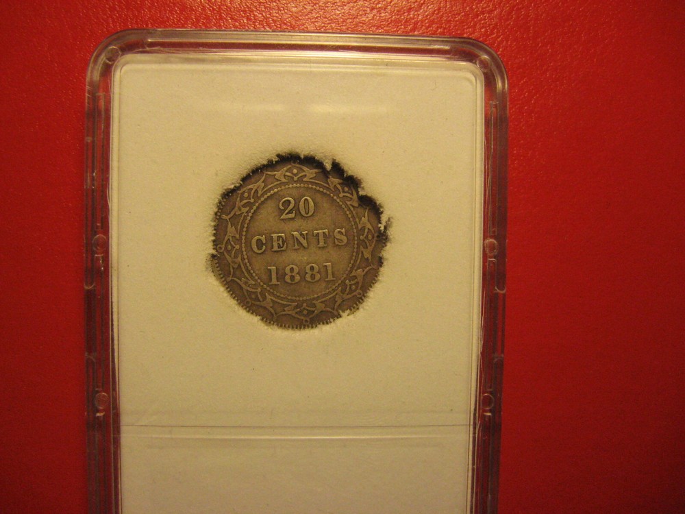 1881 Newfoundland coin set