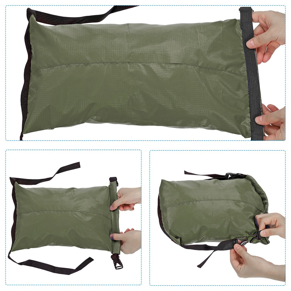 Compression Stuff Sack L Size Waterproof Sleeping Bag Storage Sack Army Green
