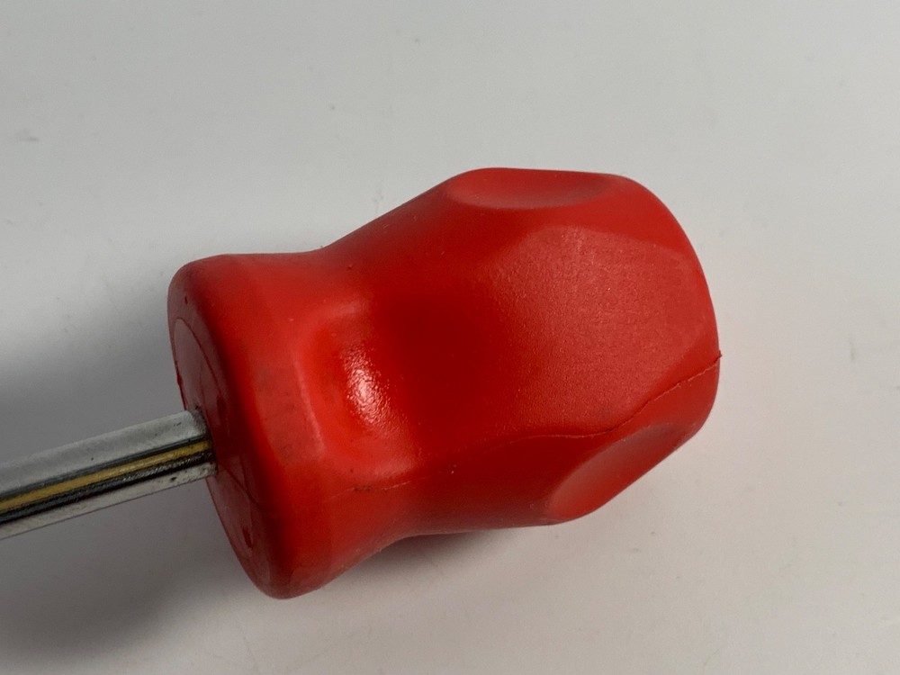 Snap On Tools Stubby Screwdriver Set Flat Slotted Tip SHD1 RED