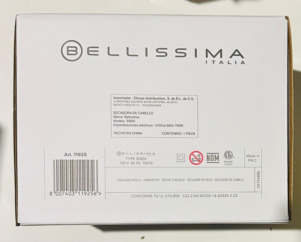 Bellissima Diffon Supreme Diffuser & Curly Hair Dryer - XL Diffuser for Long Wav