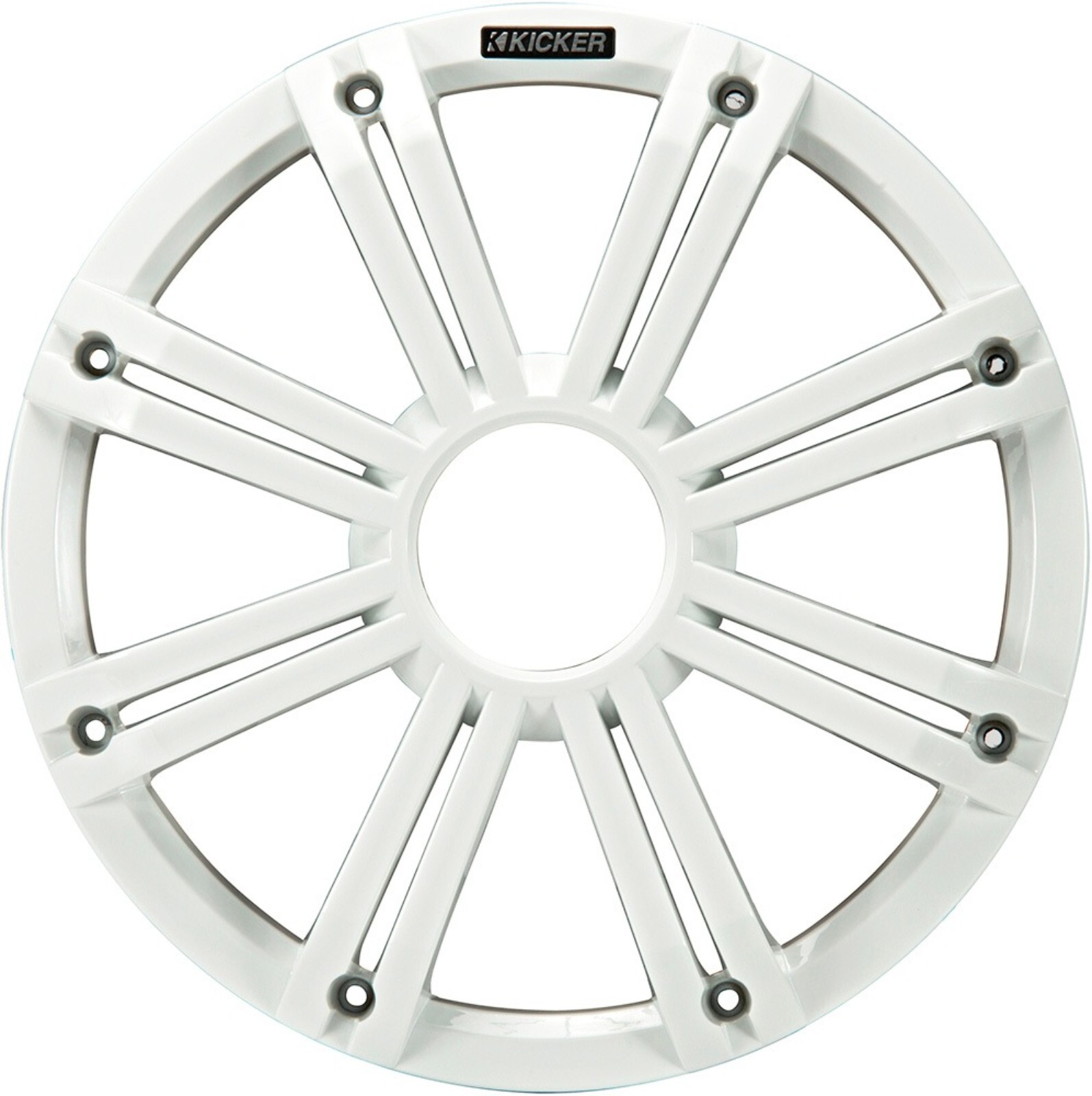 KICKER KMF102 MARINE/BOAT 10" FREEAIR SUBWOOFER SUB 2-OHM W/LED GRILLE WHITE
