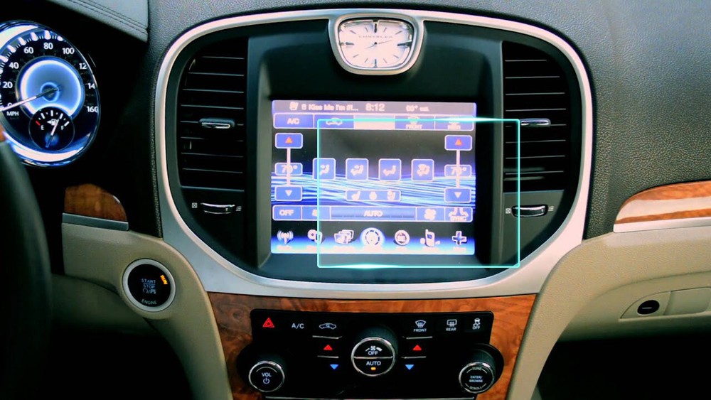 Crystal Clear Screen Protector for 2012 Chrysler 300 Vehicle Navigation