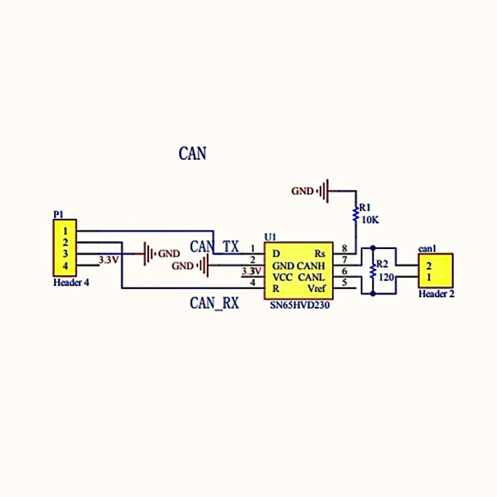 SN65HVD230 VP230 Communication Module Network CAN Transceiver Development Board